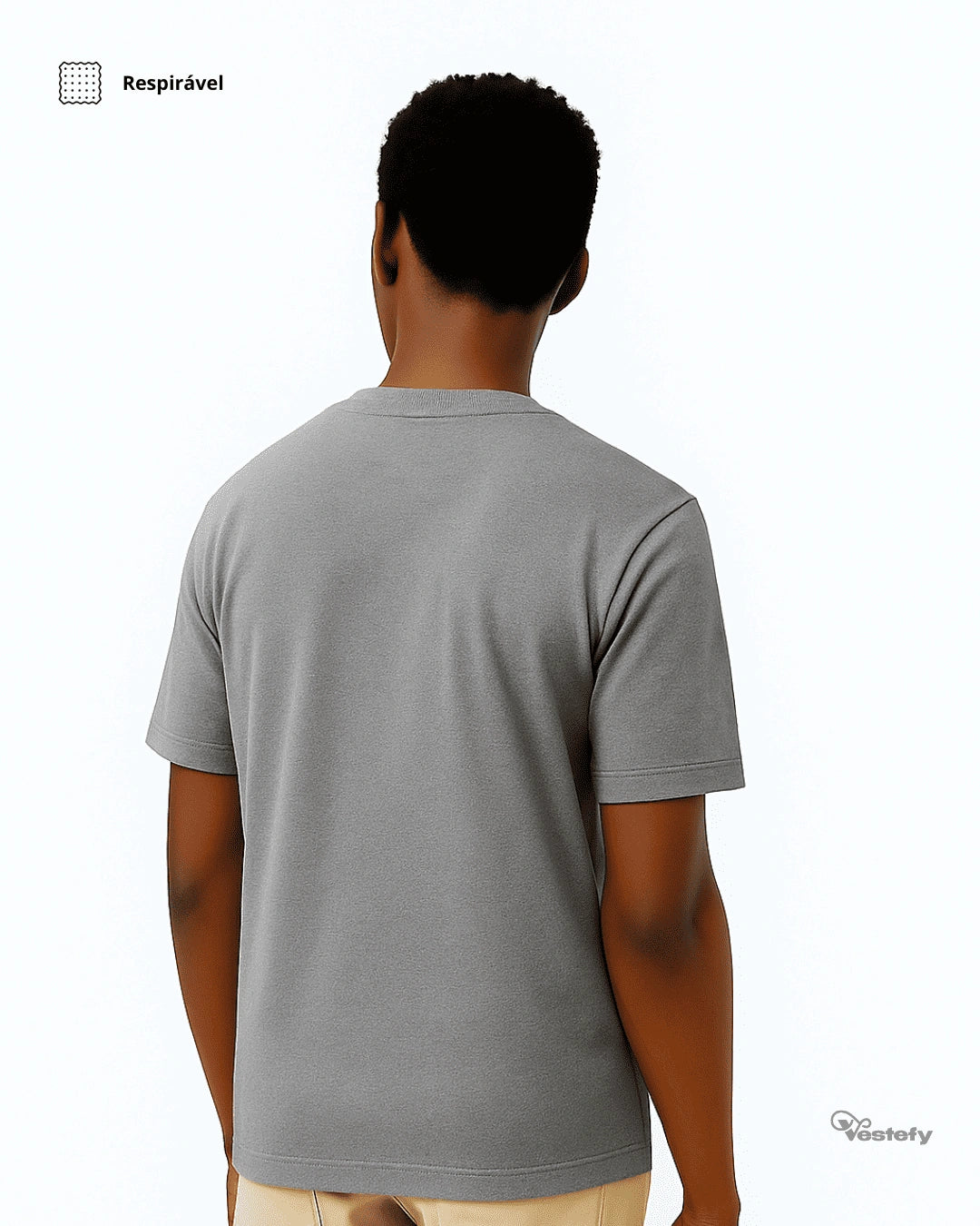 Poliéster® Masculino | Cinza