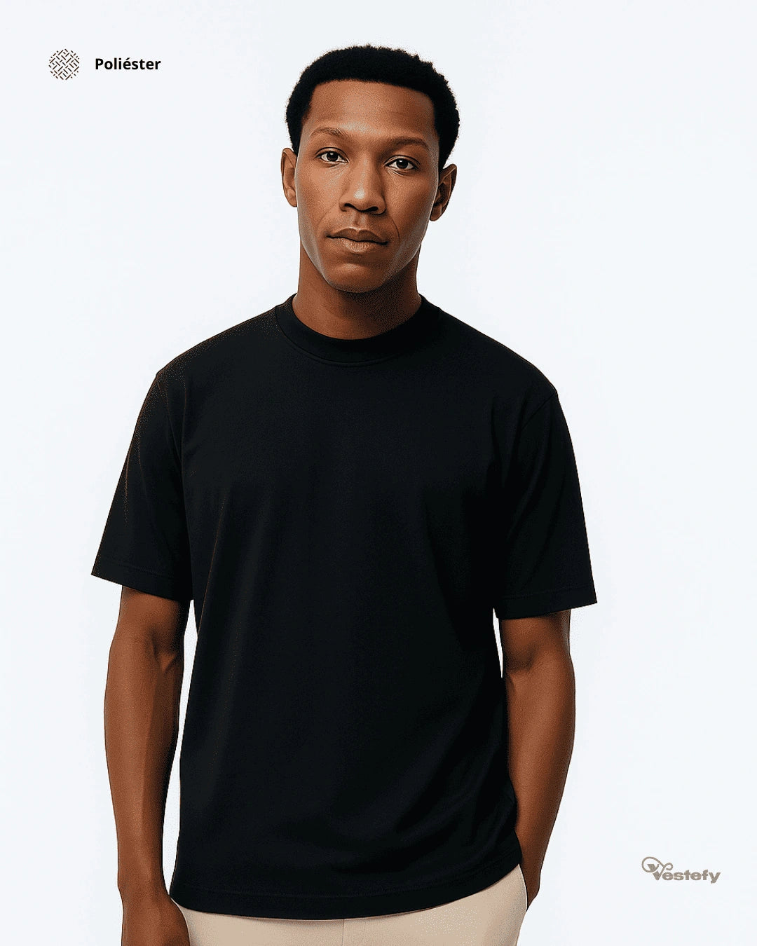 Poliéster® Masculino | Preto